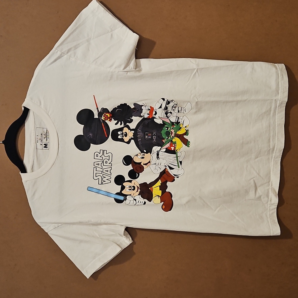 Disney Star Wars Stitch Short sleeve graphic tee Medium Cosplay Parks Unisex
